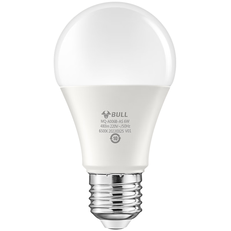 BULL LED Bulb E27 Large Screw Base Globe Light, High Brightness, 12W Warm White Light 4000K