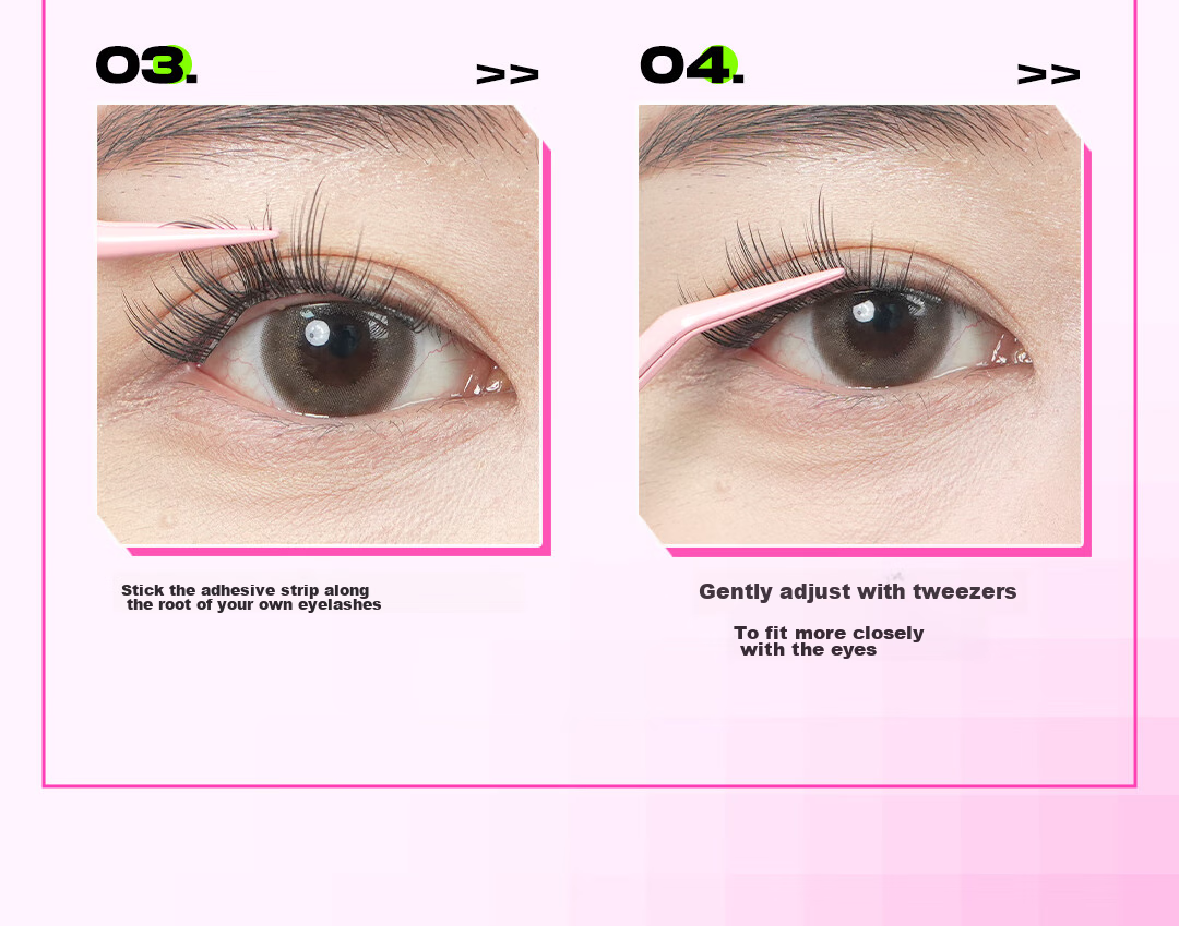 Arrebol False Eyelashes for Women, Natural-Looking, No Glue Required, Lazy Person's Lashes, Long And Curled, Beginner-Friendly, Gift for Girls 10