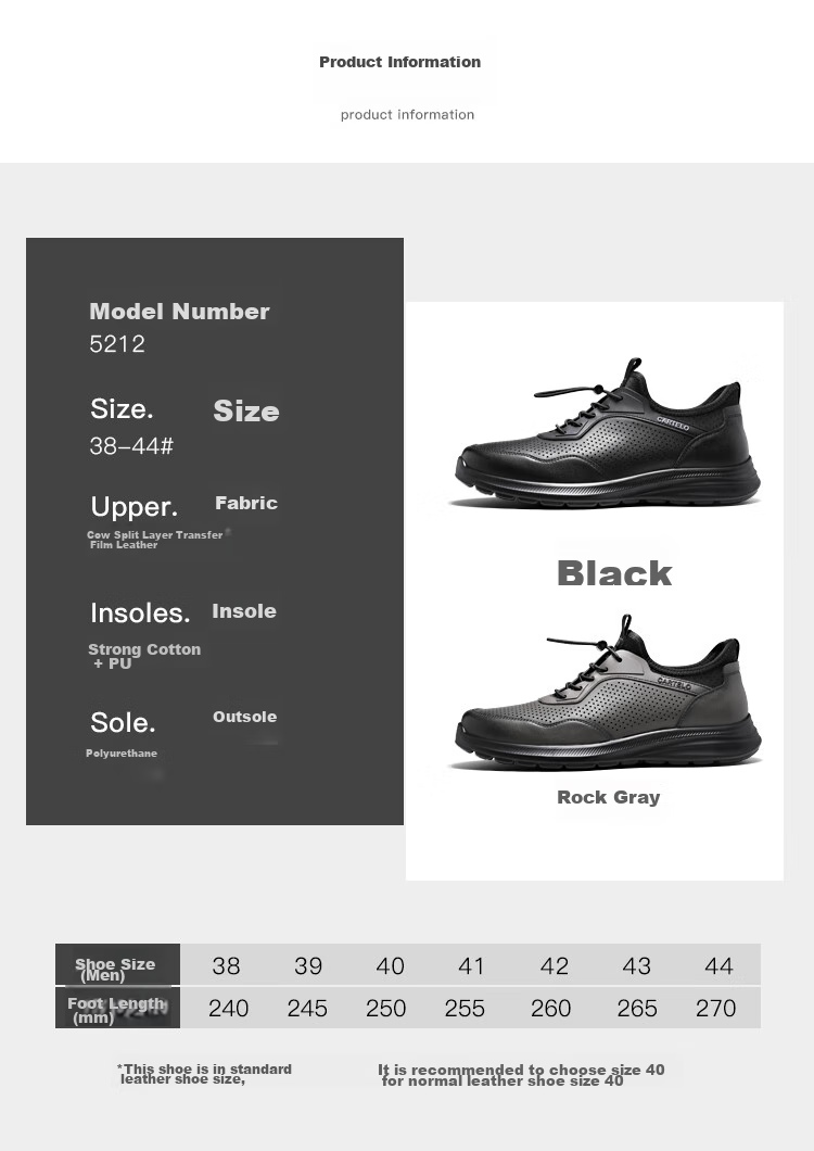CARTELO Genuine Leather Men's Shoes, Business Casual Sports New Style for Autumn And Winter, Soft Thick-Soled Versatile Commuter Work High-End Black 3