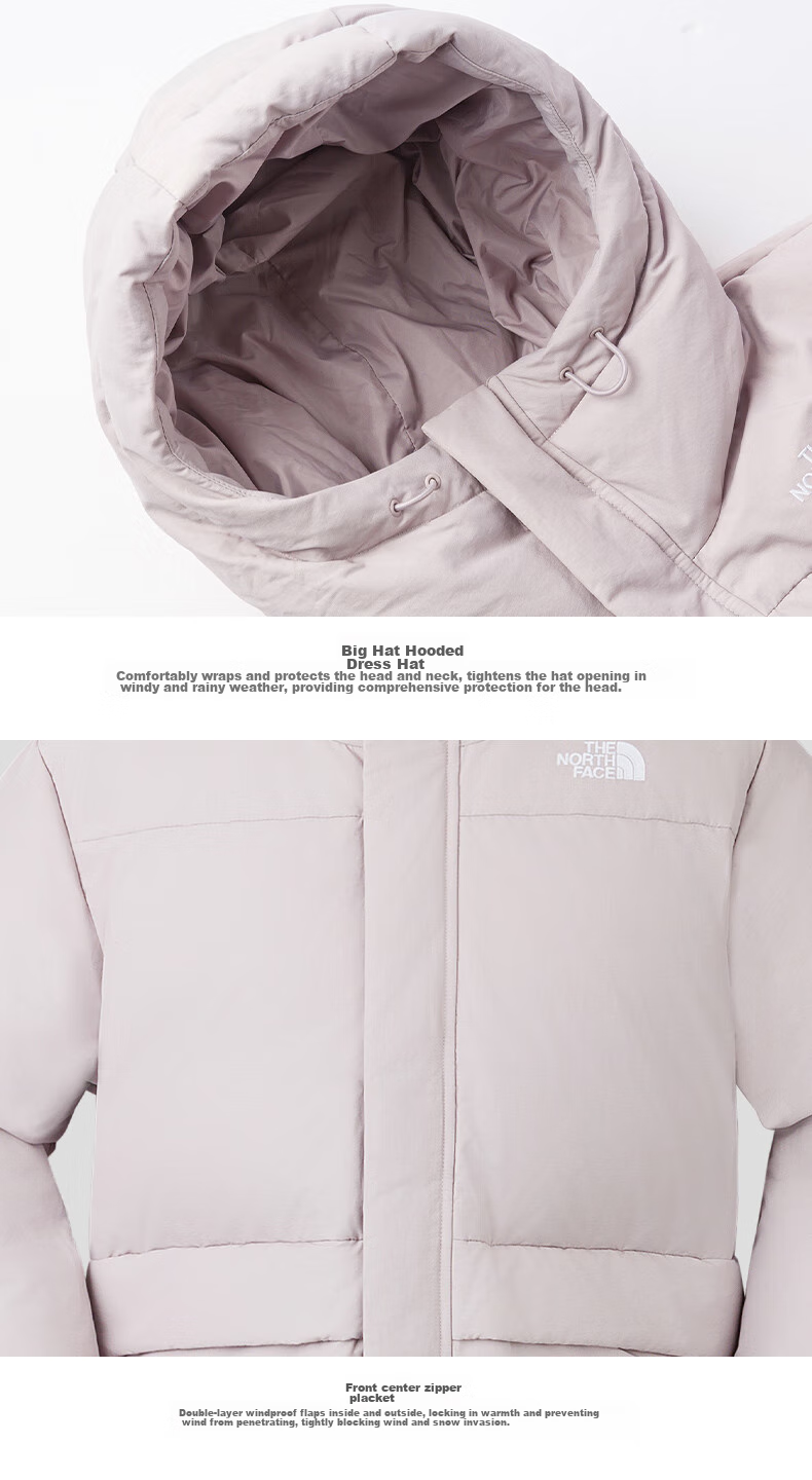 The North Face Men's Outdoor down Jacket, 700 Fill Power Goose Down, High-Fill Warm Coat 81SF, Gray/1OA, XXL 12