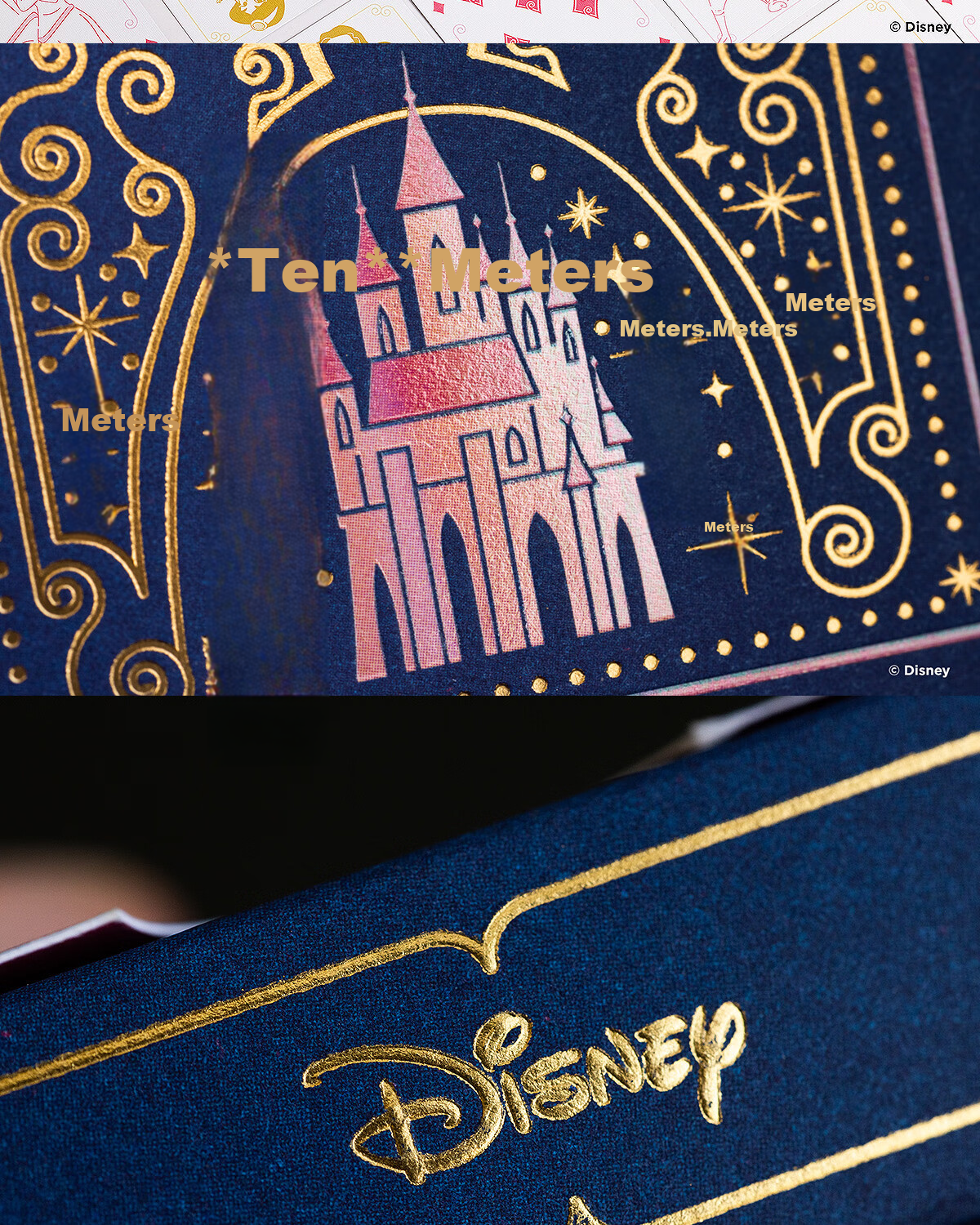 BICYCLE Disney Princess Series Commemorative Playing Cards (Blue) - 1 Deck 5