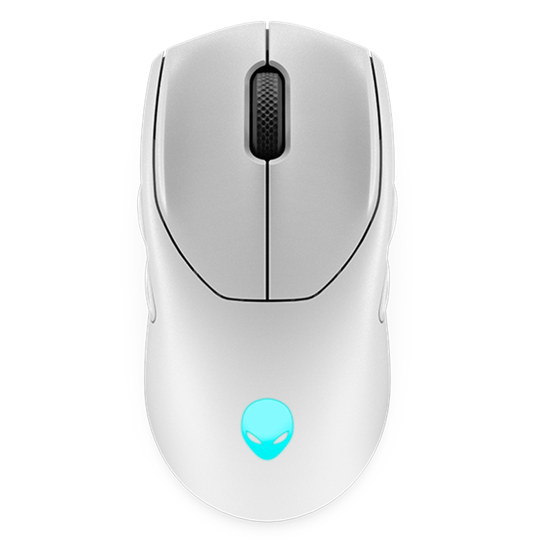 Alienware AW720M Gaming Mouse, Wireless 2.4G Bluetooth Tri-Mode E-Sports Mouse, Long Battery Life, Magnetic Rebound, Fast Charging, 8 Programmable Buttons, Valentine's Day Gift, White
