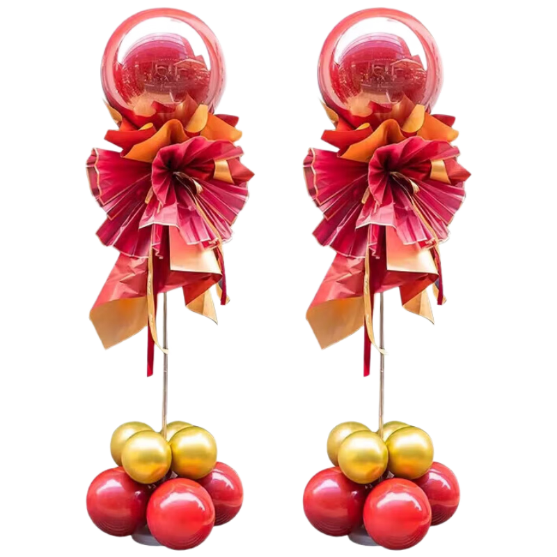 Jingtang Grand Opening Column Balloon Setup for Store And Mall Anniversary Celebration, Scene Atmosphere Balloon Chain Column Entrance Decoratio