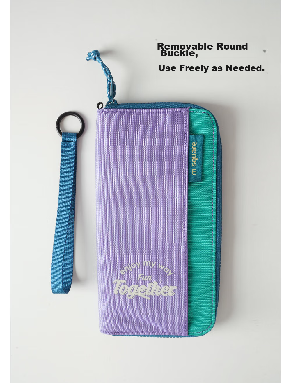 M Square RFID Anti-Theft Passport Holder Travel Document Organizer Large Capacity Protective Case Portable for Abroad 4