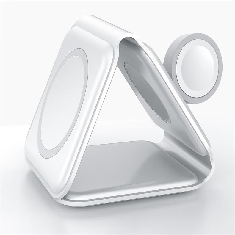 Zitai Three-In Foldable Magnetic Wireless Charger for Apple Magsate 15W Fast Charging IPhone 18/17/16/15/AirPods Earphones/iWatch W07 12
