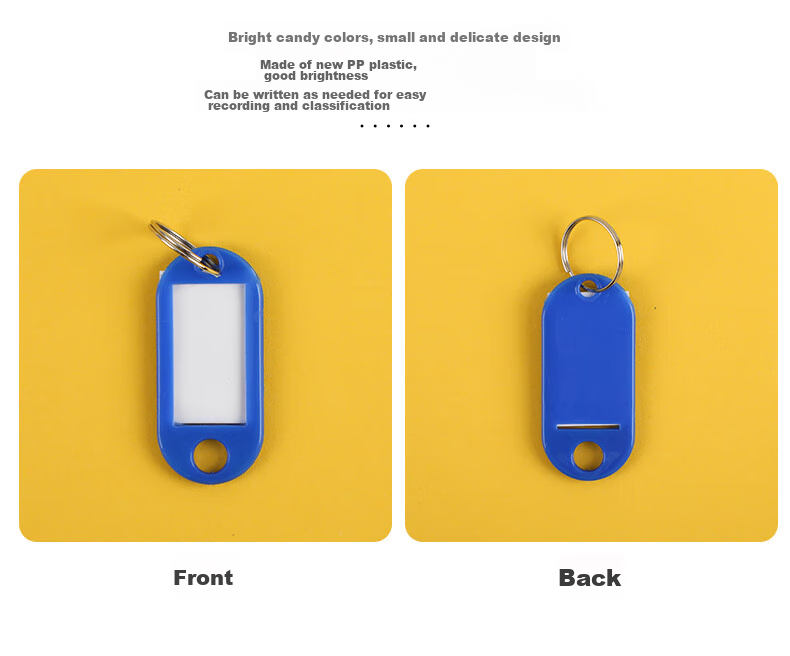 Befon Key Tag, Key Label, Keychain, Office Key Pendant, Office Supplies, Blue, 50 Pieces/box, 3C Digital Products, All-Net Low Price 8