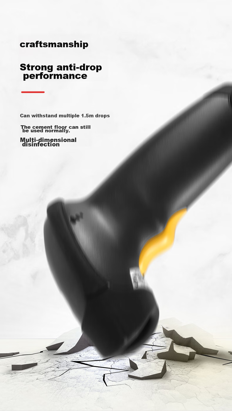 ZEBRA LS2208 1D Laser Barcode Scanner Gun, Scanner, Express Warehouse Inventory Barcode Gun, LS2208-SR Single Gu 4