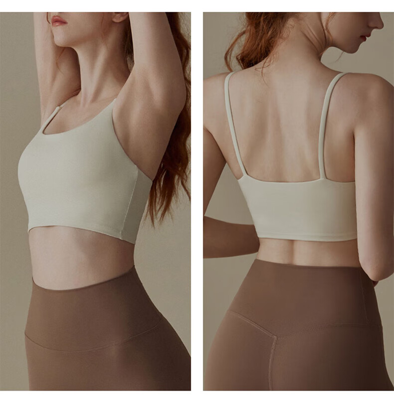 XUEXIMAN Sports Bra for Women, Running Anti-Shock Summer Wear, Beautiful Back Fitness Bra Vest, Professional Training Yoga Wear Brassiere 14