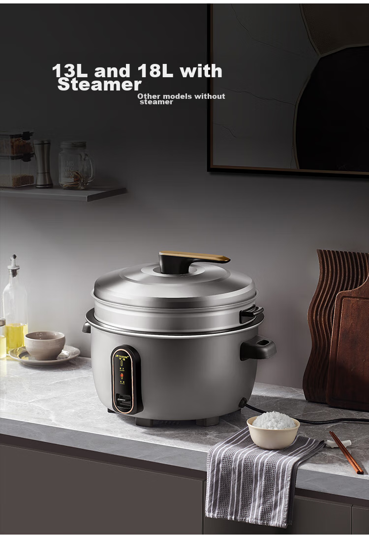 PESKOE Rice Cooker, Commercial Rice Cooker, 28-Liter Large Capacity Electric Rice Cooker for Hotels And Canteens, CFXB280-35 3