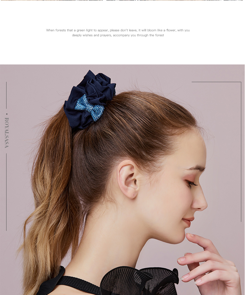 Royal Sasa Hair Accessories, Fashionable Fabric Butterfly Hair Ties, Headbands, Hair Bands, Hair Scrunchies, And Hair Flowers 7