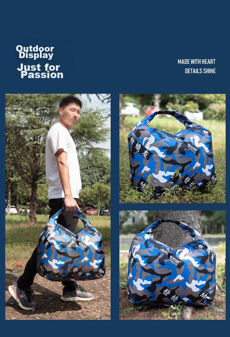 JIADIAONI Live Fish Bag, Fishing And Wild Fishing Handheld Waterproof Foldable Fish Keeper, Thickened Storage Fish Bag, Medium Size, Upgraded Thicker 10