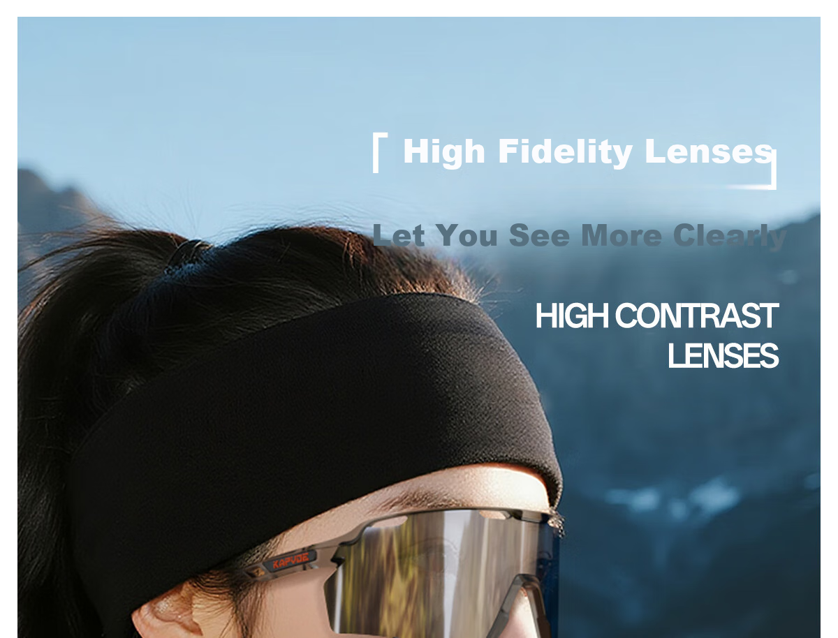 KAPVOE Colorful Hiking And Mountaineering Glasses, Snow-Climbing Polarized Windproof Sand-Proof UV Protection Goggles 5