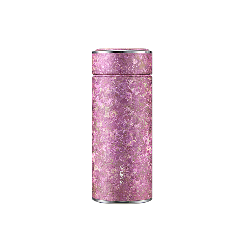 SIMELO Pure Titanium Insulated Mug for Women, Stylish Portable Titanium Water Bottle, Gift for Girlfriend Or Best Friend on Mid-Autumn Festival