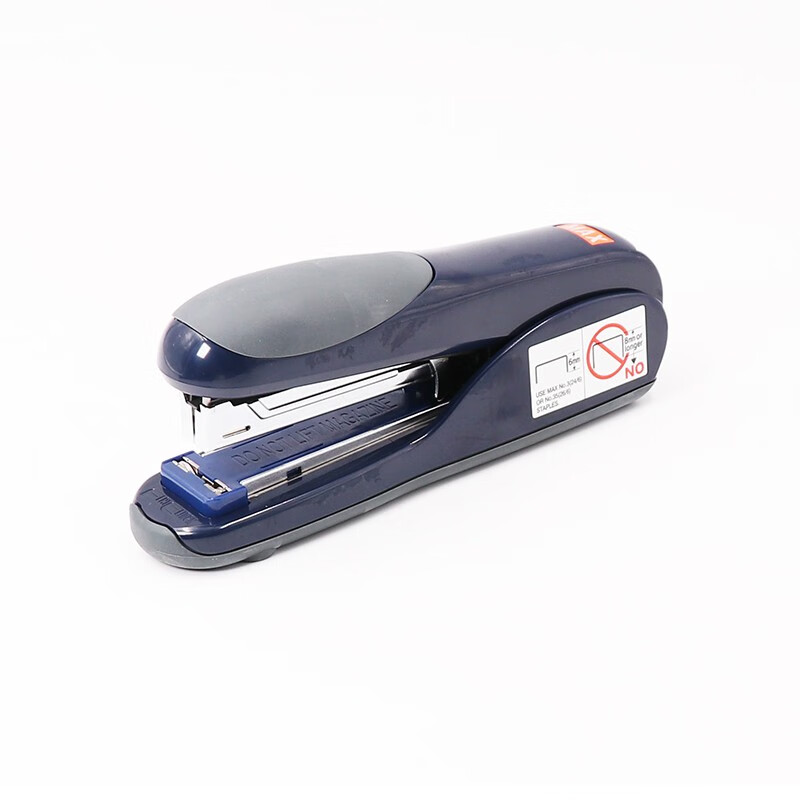 MAX HD-50DF Dual-Rod Labor-Saving Stapler, Business Financial Stapler for Binding 2-30 Pages, Compatible with NO.3/NO.35 Staples, Blue
