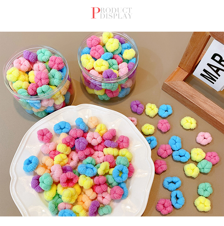 CHIMERA Elastic Hair Ties for Children, Baby Hair Bands, Small Hair Rings for Girls' Braids, Mid-Autumn Festival Gift 3
