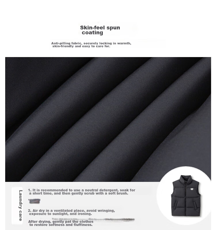 BALABALA Kids Down Vest 2025 New Winter Boys Girls Parent-Child Warm Down Jacket Simple Trendy 10