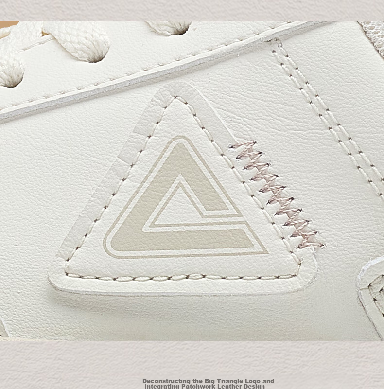 PEAK Air Force One Sneakers for Women, Summer Low-Top Wear-Resistant Casual White Shoes, Soft-Soled Versatile Sports Shoes DB310128 9