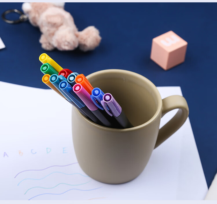 [Back to School Essential] Shachihata Artline SUPREME Student Drawing And Doodling, Colored Needle Tip Pens, Colorful Writing Set, 0.4mm, 20 Colors, EPFS-200/20W 2