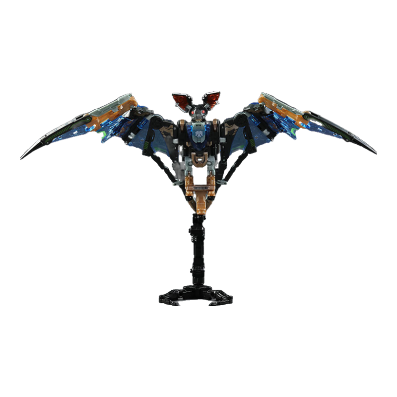 52TOYS Mengshou Xia Electric Wave Commander Bat Trendy Mecha Transforming Toy Model, Suitable for Ages 14 And Above, Mid-Autumn Festival Gift