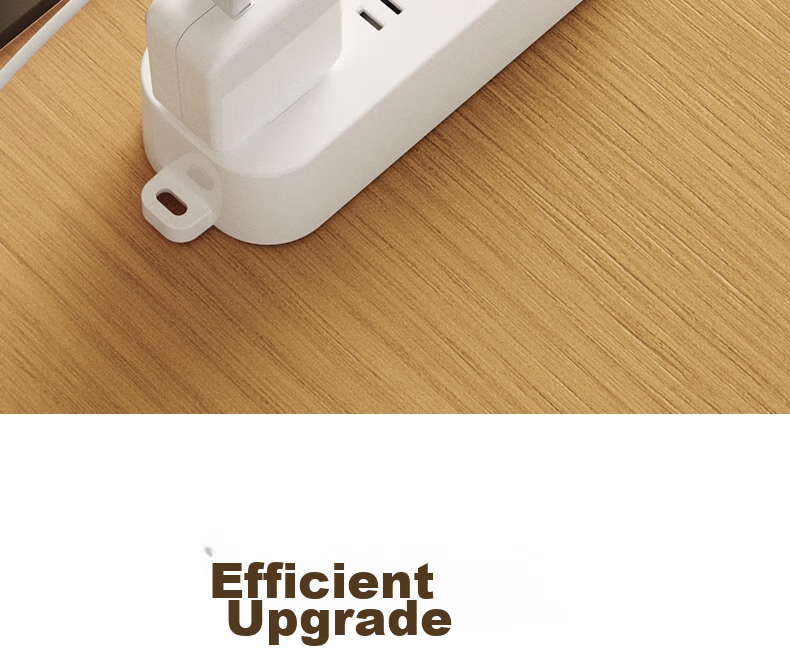 Deli New National Standard 3C Certified Power Strip, Extension Cord with Master Switch, 1+1 Outlets, 1.8 Meters, LU9050(1.8) 4