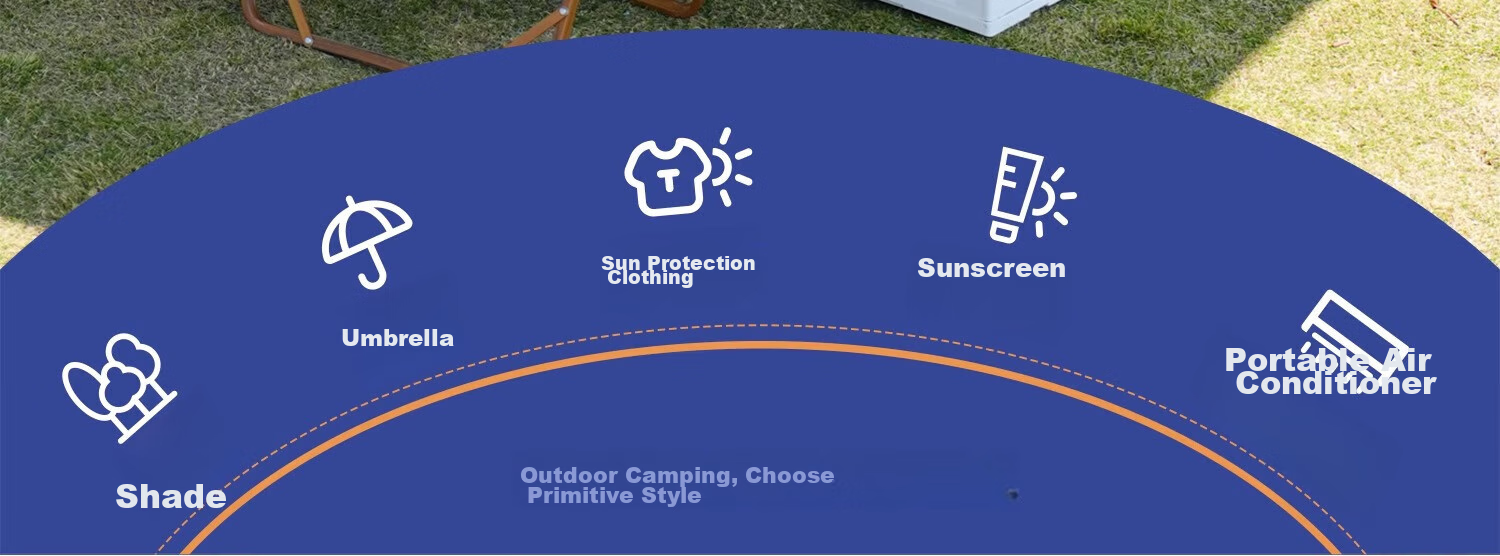The Primitive Vinyl Canopy Tent, Outdoor Camping Equipment Set, Wild Camping Picnic Sun Protection, Octagonal Butterfly-Shaped Sunshade 35