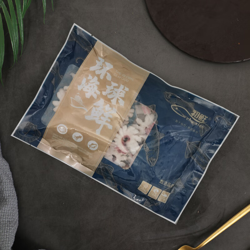 初鲜冷冻鱿鱼花250g 速冻锁鲜 免切 烧烤火锅食材 海鲜软足 海鲜送礼