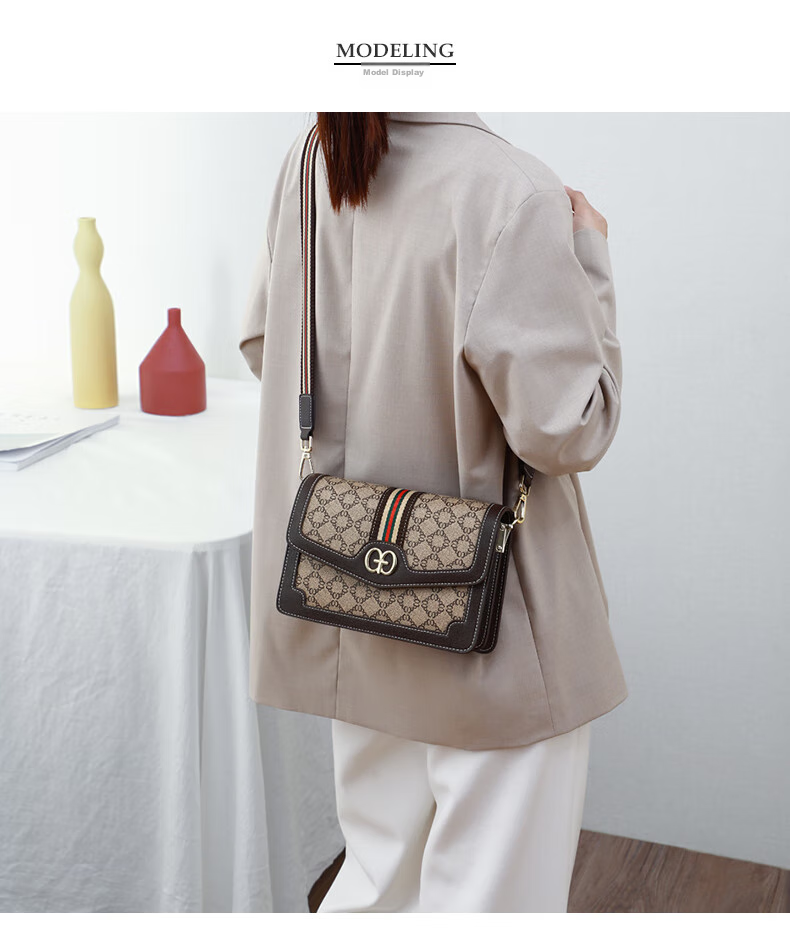Aiqinghai Handbag, Women's Crossbody Bag, Shoulder Bag, Luxury Brand, High-End Small Square Bag, Birthday Mother's Day Gift, Practical Present for Mom 8
