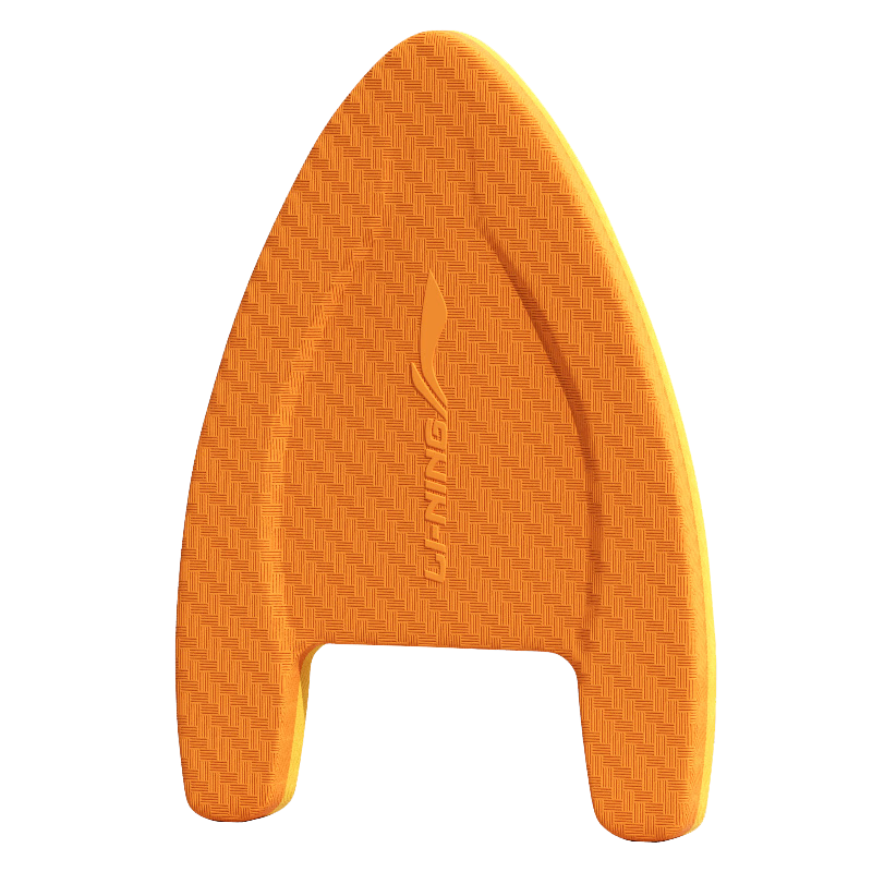 Li-Ning Kickboard, Swimming Training Kickboard, A-Board, Swimming Posture Practice Buoyancy Board, Swimming Aid Board 0463 Orange-Yellow