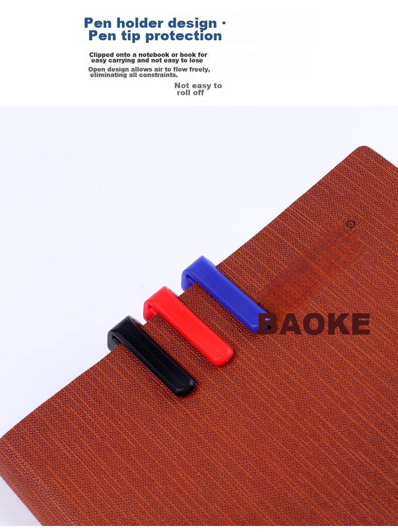 BAOKE MP2906 Double-Ended Water-Based Fine Liner Pen for Art Drawing, Black, 12 Pens/Box 9