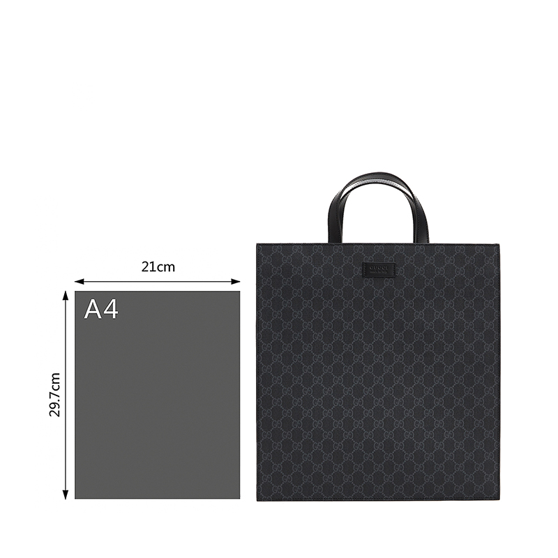 gucci 古驰 男士黑色聚氨酯手提袋 495559 k5ian 1095