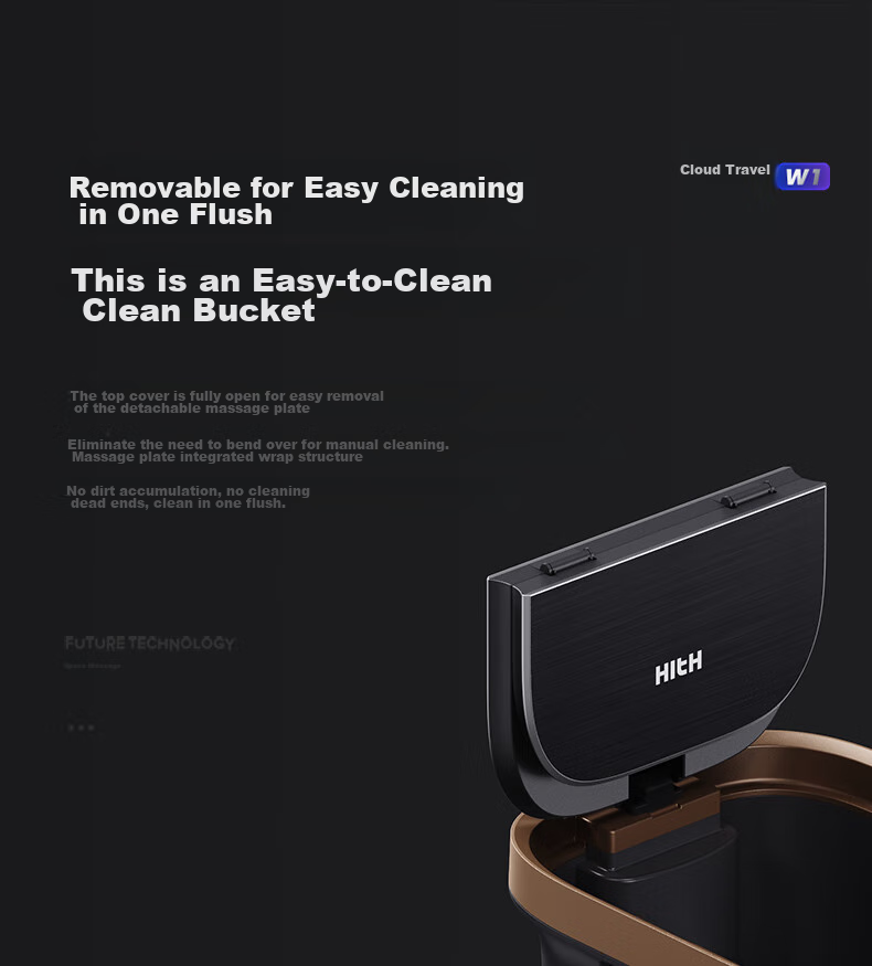HITH Star Foot Soaking Tub with Automatic Temperature Control Heating Massage Foot Bath Basin Intelligent Sterilization Foot Washing Bucket for Over-Knee And Small Square Stool, Gift for Elders Parents [Mid-Autumn Festival Gift] 20