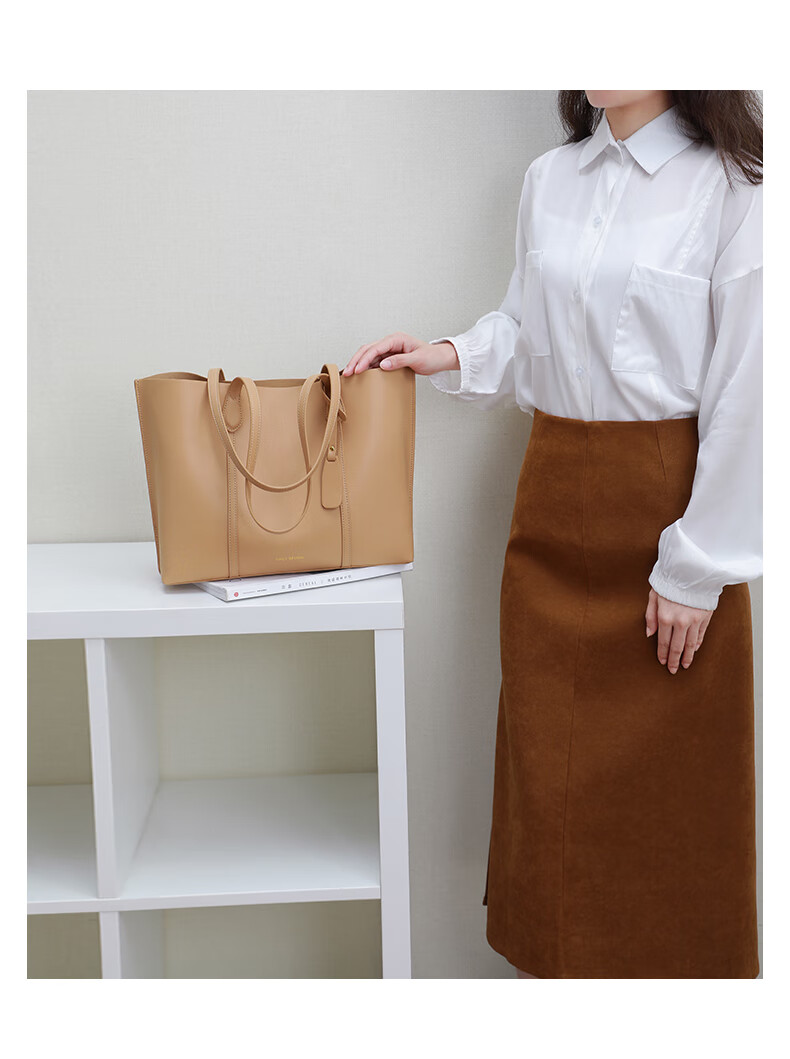 Viney Leather Handbag, Large Capacity Tote Bag for Women, Shoulder Bag And Handbag, Practical Birthday And Mother's Day Gift for Mom 15