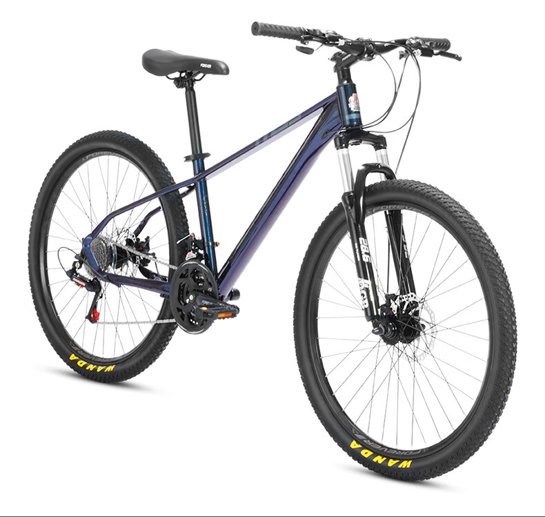 FOREVER Mountain Bike, 24-Speed, 26-Inch, Hydraulic Disc Brakes, for Men And Women, Adult And Student Use, City Off-Road Bicycle, Gray 9