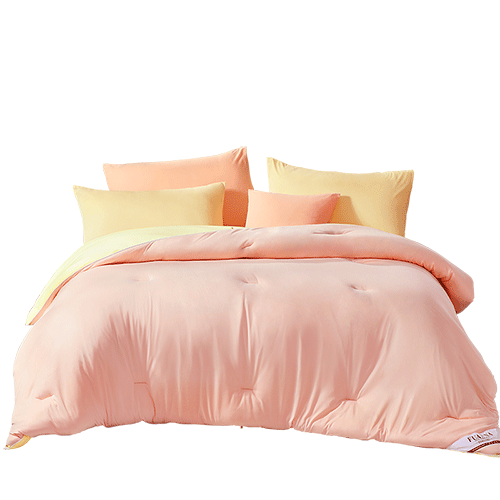 FUANNA Silk And Soybean Quilt, All-Season Ultra-Soft Knitted Spring And Autumn Comforter, Air Conditioning Blanket, Approximately 5.6 Jin (2.8 Kg), 203*229cm