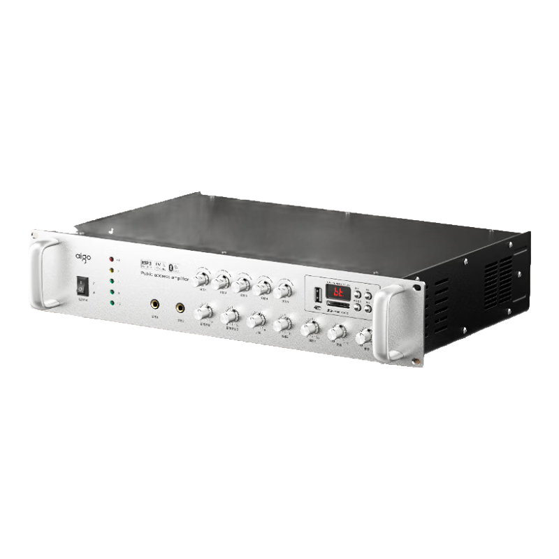 Patriot G09 500W Bluetooth Five-Zone Constant Voltage Professional High-Power Engineering Broadcast Amplifier for Shops Home Background Music Amplifier Campus Broadcast Amplifier Host