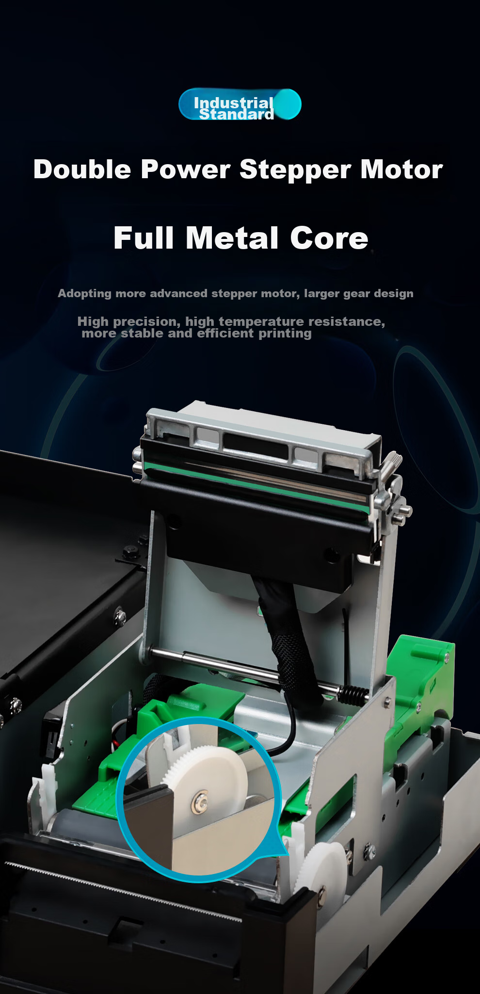 HPRT R42P Barcode Label, One-To Express Delivery Printer, Industrial Barcode High-Speed Thermal Label Express Delivery Single-Sheet Printer, Self-Adhesive Sticker Printer 3