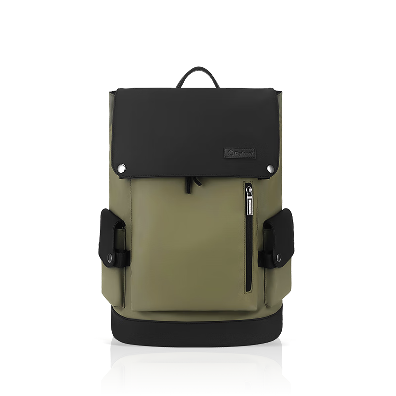 Diplomat DB-15131L Laptop Bag Business Casual Backpack for Men And Women Travel Bag Black with Khaki Gree