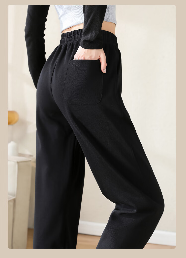 FitonTon Women's Sweatpants, Spring And Summer Style, Loose-Fitting Joggers, Cotton Trousers, Casual Pants for Outdoor Wear, Slimming Effect, Embroidered Sweatpants 18
