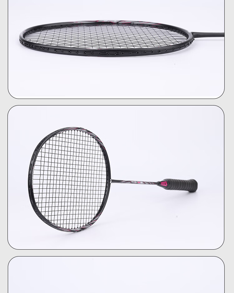 Yodiman Ultra-Light 5U Badminton Racket Single Pack 850 (Pre-Strung, 26 Lbs, 2 Shuttlecocks Included) 17
