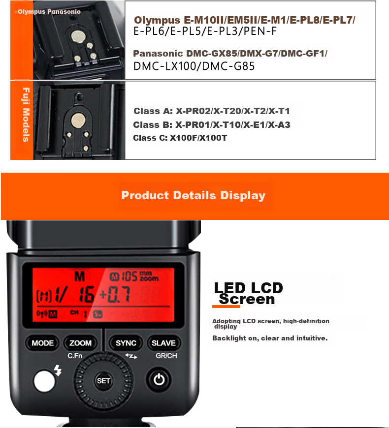 Godox TT350S Hot Shoe Light, Outdoor Photography Light, Sony Version, High-Speed TTL Hot Shoe Light 11