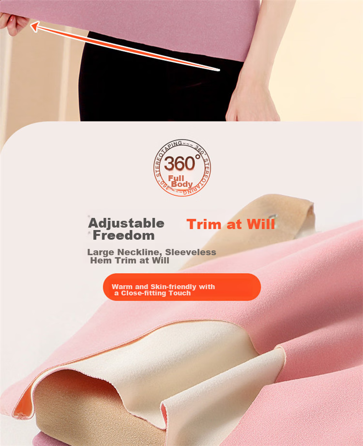 LangSha Women's Thermal Vest Slim Fit Autumn Seamless High Elastic Double-Sided Brushed Top Slimming Warm Underwear 8