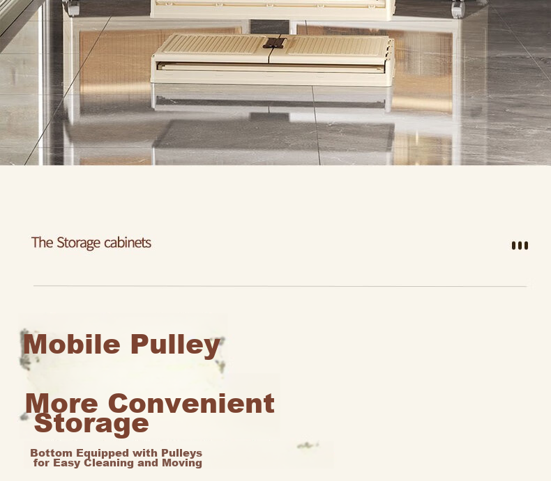 Shunyou Storage Cabinet, Wheeled Organizer Box, Foldable Wardrobe, Kitchen Storage Unit SY-608 13
