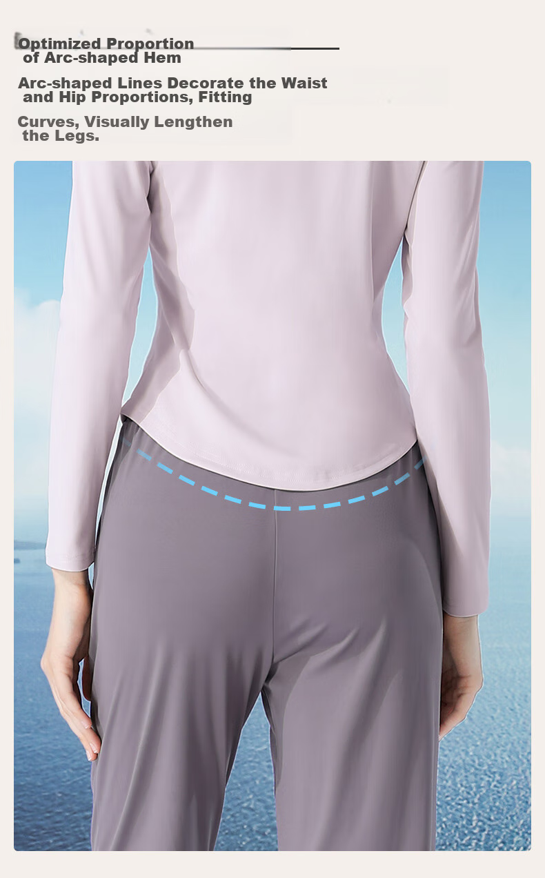 CAMEL Women's Sportswear Set, New Yoga Fitness Pilates Elastic Short-Sleeve Top And Long Pants, Anti-Exposure Two-Piece Athletic Outfit 56