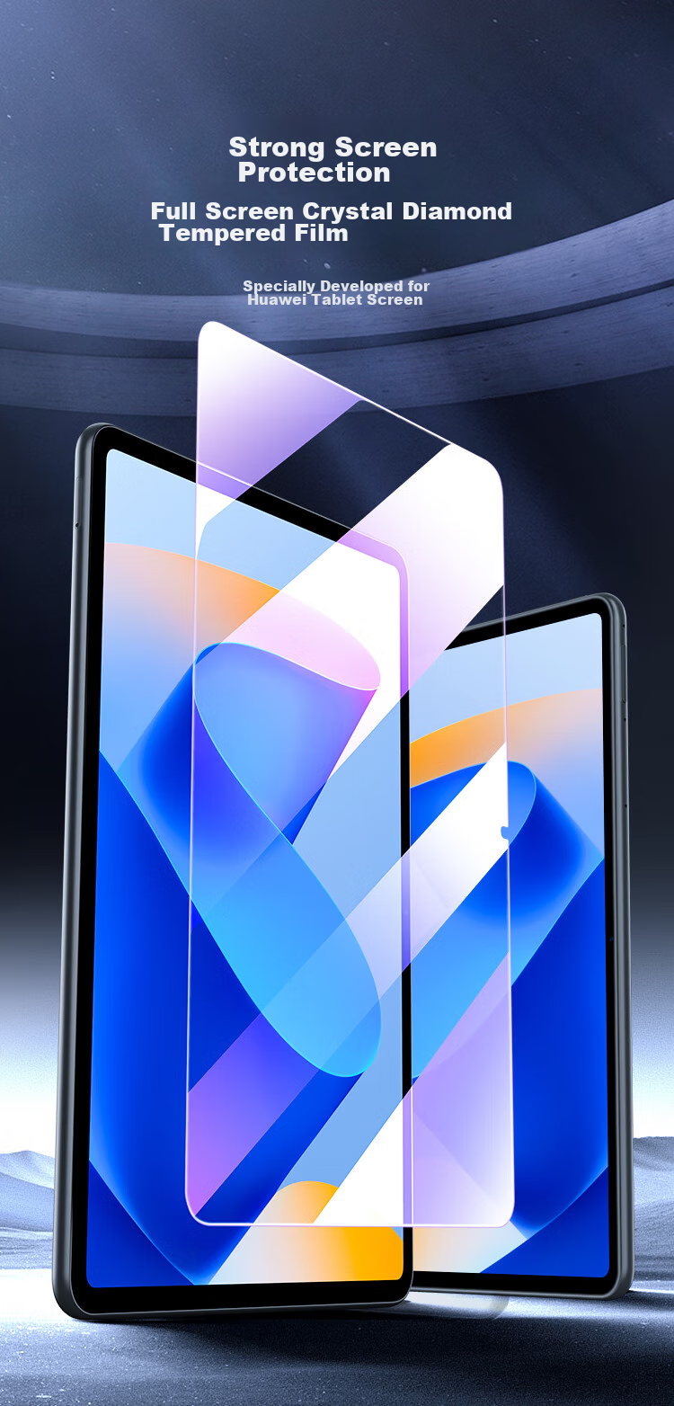BIAZE Tempered Glass Screen Protector for Huawei MatePad 11 2023 Model Tablet, 11-Inch Blue Light Film, Wear-Resistant, Scratch-Resistant, Full Screen Coverage, Protective Film PM161-Blue Light 1