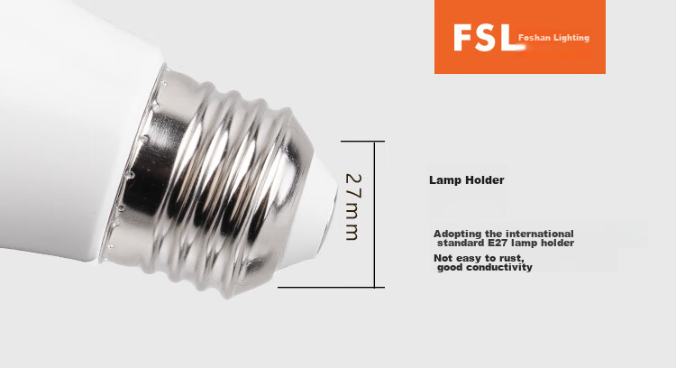 Foshanzhaoming LED Bulb, 5.5W Large Base G45 Energy-Saving Light Bulb, E27 White Light 6500K Mingzhu Third Generatio 17