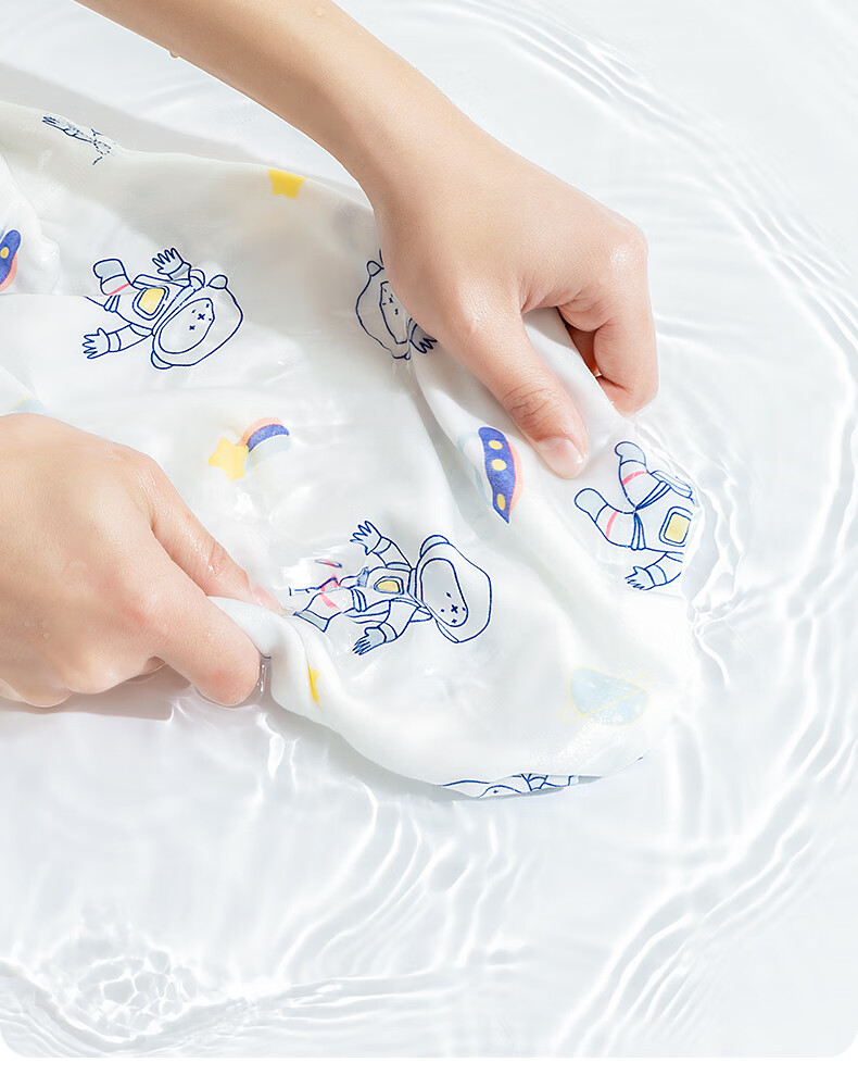 Beitaisi Baby Sleeping Bag, Summer Thin Style, Children's Cotton Nightgown, Home Air Conditioning Anti-Kick Blanket, Integrated Pajamas, Bella, Size 73 28