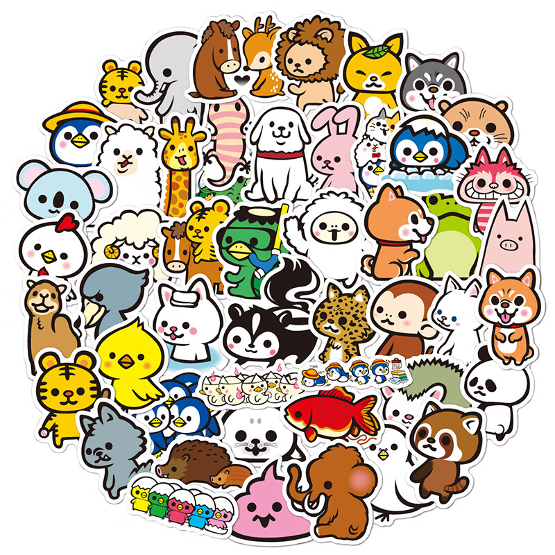 Banjeni Luggage Stickers Refrigerator Car Wall Laptop Storage Box Cabinet Decorative Non-Residue Personalized Stickers 1