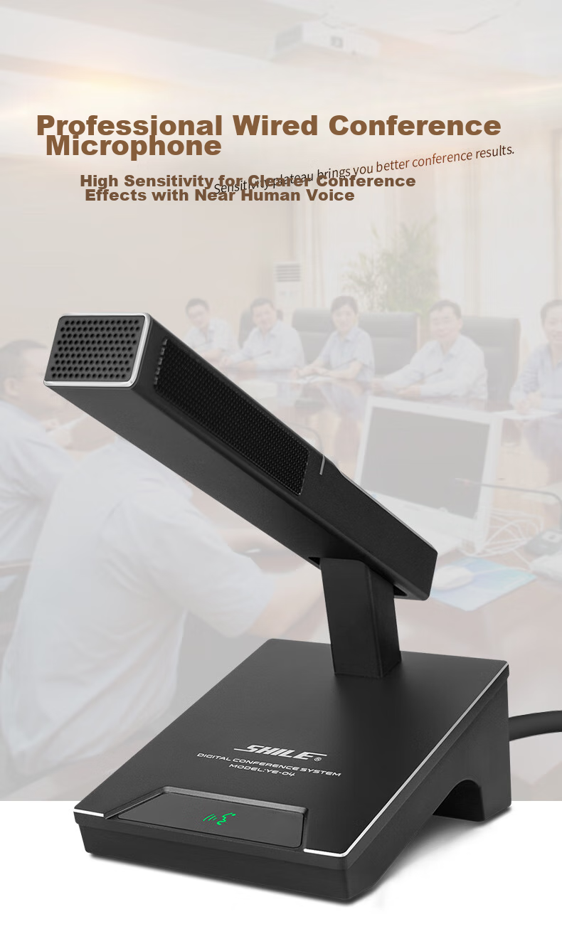 SHILE USB Conference Microphone Wired Capacitor Mic for Remote Live Streaming Online Teaching SW-06 2