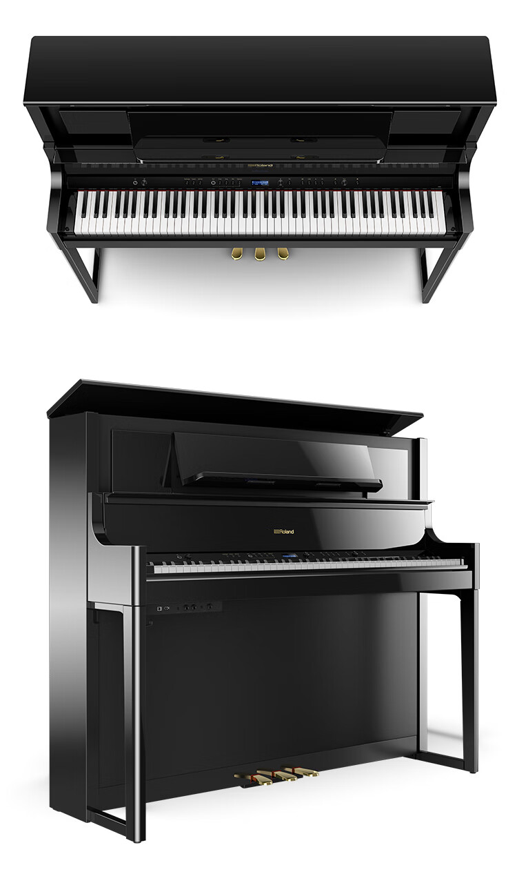 roland罗兰智能电钢琴lx706-ch原装进口立式钢琴88键重锤高端旗舰演奏