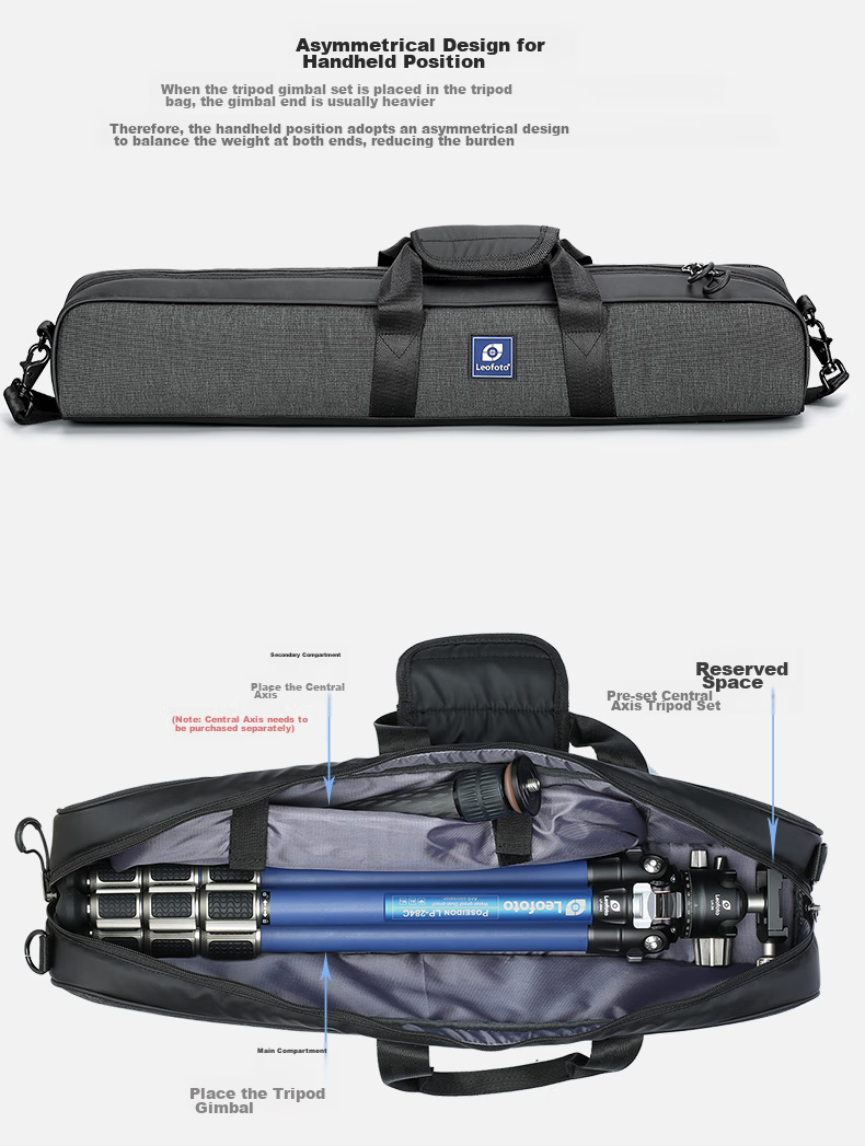 Leofoto Carbon Fiber Tripod for Smartphones And DSLR Cameras, Waterproof And Sandproof Photography Tripod with Ball Head Kit LP-284C+LH 30